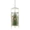 Tree on Wood Sled Christmas Ornament - 9" - White